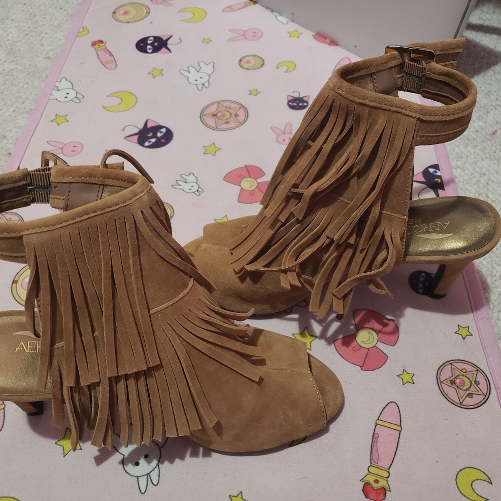 Aerosoles alamoda dress stiletto heels suede heels sz-6.5 3 inch - Picture 2 of 15